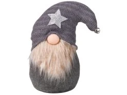 Budget ⭐ Wichtel "Silber" - 24 cm in grau ✨