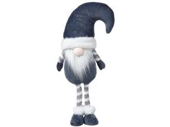 Rabatt ⭐ Wichtel "Silber" - 46 cm in dunkelblau 🤩