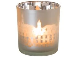 Bester Verkauf ✔️ Teelichtglas "Silber" - 7/8 cm in silberfarben 🎁