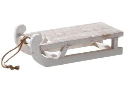 Besorgen 😍 LED-Dekoschlitten "Silber" - 11/11/30 cm in weiß ✨