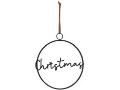 Budget ❤️ Casa Nova Dekohänger ✔️ Christmas "Black&White" - D30 cm in schwarz ⭐