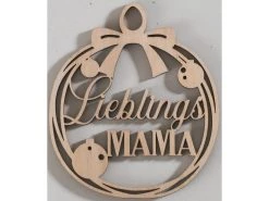 Aktion 🔔 Dekohänger mit Schrift "Natur" - D10 cm in braun 😀 -Weihnachtsdeki Verkaufe 6901387 0637526 9 24852338