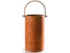 Bester Verkauf 🥰 Laterne Walddekor "Natur" - 18/30 cm in braun 😉