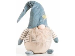 Rabatt 🤩 Wichtel mit LED-Stern "Natur" - 64 cm in mehrfarbig 👏