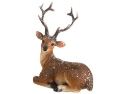 Neu ⭐ Rentier Liegend "Natur" - 10,5 cm in braun 💯