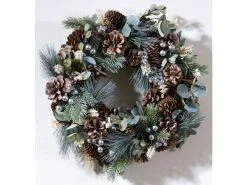 Beste Bewertungen von 😍 Kranz mit Eukalyptus und Zapfen "Natur" - D39 cm in grün 🔔