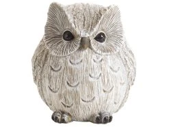 Rabatt ⭐ Dekoeule "Natur" - 15/17 cm in grau 🥰