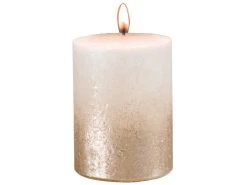 Am billigsten 🛒 Stumpenkerze Levi "Natur" - 6/8 cm in weiß 😍