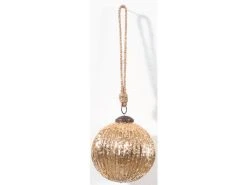 Top 10 🥰 Glaskugel "Natur" - D10 cm in goldfarben ⭐