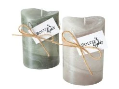 Neu 😍 Stumpenkerze Gradienta "Natur" - 7/10 cm in mehrfarbig ⭐