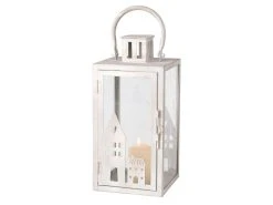 Bestpreis 🌟 Laterne Nordy "Natur" - 10/23/10 cm in beige 🛒