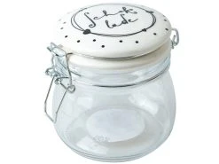 Am billigsten 🛒 Vorratsglas Schoko "Black&White" - 11/11 cm in transparent 💯