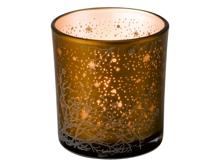 Aktion ✨ Kerzenglas modern "Klassik" - 7/8 cm in goldfarben ✨ 1 Aktion ✨ Kerzenglas modern "Klassik" - 7/8 cm in goldfarben ✨