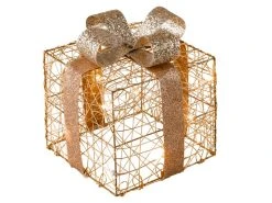 Brandneu ✔️ Paket LED "Klassik" - 15 cm in goldfarben 🌟