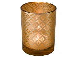 Am billigsten 💯 Kerzenglas "Klassik" - 10/12,5 cm in goldfarben 😀