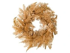 Am billigsten ⌛ Farnkranz Vintage "Klassik" - D46 cm in goldfarben 😉