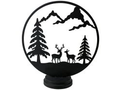 Beste Bewertungen von 🌟 LED-Metalldeko "Black&White" - 40/44 cm in schwarz 💯