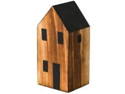 Aktion ⭐ Haus "Black&White" - 11 cm in braun ⌛