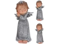 Bestes Angebot ⌛ Engel Mädchen "Silber" - 17,5 cm in silberfarben 👍