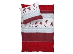 Großhandel ✨ Auro Bettwäsche Eddy - 140x200 cm in rot ✨