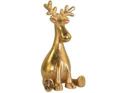 Bester Verkauf ✔️ Rentier Harry "Klassik" - 8/13 cm in goldfarben 🧨