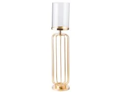 Angebote 🎉 Kerzenständer "Klassik" - 13/51,5 cm in goldfarben ✔️