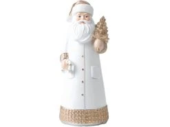 Blitzangebot ⭐ Weihnachtsmann "Klassik" - 18 cm in weiß 🛒