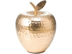 Billig ⌛ Dekoapfel "Klassik" - D14 cm in goldfarben 😍