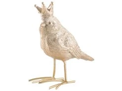 Am billigsten 👍 Dekovogel "Klassik" - 15,5/18,5/9 cm in goldfarben 😀