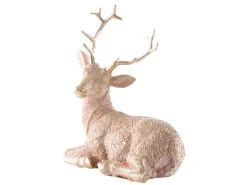 Budget 🥰 Rentier Liegend "Klassik" - 12,5 cm in goldfarben 😀