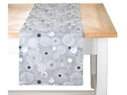 Rabatt ✨ Decore Tischläufer Silber Dotts - 40x150 cm in grau ❤️