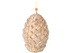 Beste Bewertungen von 💯 Zapfenkerze "Klassik" - 5,7/8 cm in goldfarben ✨