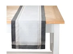 Bester Verkauf 🛒 Decore Tischläufer Damast - 40x150 cm in grau 🔥