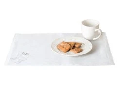 Schlussverkauf ✔️ Decore Tischset X-Mas Hirsch - 35x50 cm in silberfarben ✔️ -Weihnachtsdeki Verkaufe 6919635 0643030 2 24901078