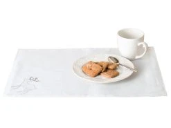 Schlussverkauf ✔️ Decore Tischset X-Mas Hirsch - 35x50 cm in silberfarben ✔️ -Weihnachtsdeki Verkaufe 6919636 0643030 3 24901078