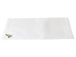 Bester Verkauf 🔥 Decore Tischset X-Mas Ilex - 35x50 cm in weiß 😍