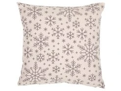 Besorgen 🎉 Decore Zierkissen Nature Snowflake - 45x45 cm in grau 🔔