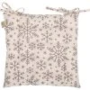 Beste Bewertungen von 👏 Decore Sitzkissen Nature Snowflake - 40/4/40 cm in grau 🎉