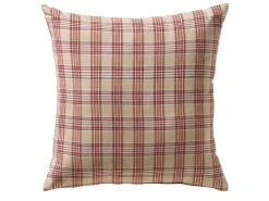 Blitzangebot 🔥 Decore Zierkissen Tradition Karo - 45x45 cm in rot ⌛