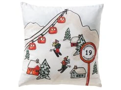 Schlussverkauf 😍 Decore Zierkissen Tradition Ski - 45x45 cm in mehrfarbig 🔔