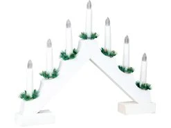 Beste Bewertungen von 🛒 LED-Lichterbogen mit 7 Kerzen - 42,4/32/4,5 cm in weiß 🧨