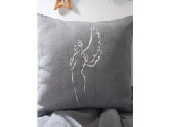 Bester Verkauf 💯 David Fussenegger Kissenhülle Engel - 60x60 cm in grau ✔️ -Weihnachtsdeki Verkaufe 6929880 0646693 2 25008401