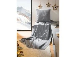 Bester Verkauf 💯 David Fussenegger Kissenhülle Engel - 60x60 cm in grau ✔️ -Weihnachtsdeki Verkaufe 6930098 0646830 2 25008401