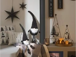 Großhandel 🎉 Wichtel Sitzend "Black&White" - 49 cm in schwarz 😍 -Weihnachtsdeki Verkaufe 6930113 0646846 1 24857346