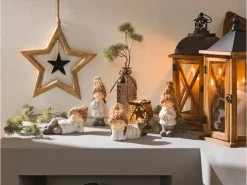 Auslauf ✨ Bub und Mädchen Chrisy "Black&White" - 6/16/6 cm in mehrfarbig 💯 -Weihnachtsdeki Verkaufe 6930120 0646853 1 24868509