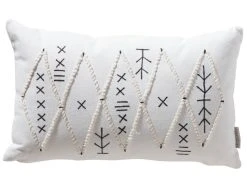 Rabatt 🎁 Le Chateau Zierkissen Kelim - 30x50 cm in beige ✨