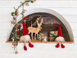 Brandneu 😉 Wichtel gestreift "Tradition" - 38 cm in rot 🥰 -Weihnachtsdeki Verkaufe 6932466 0647892 1 24853542