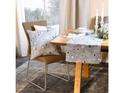 Rabatt ✨ Decore Tischläufer Silber Dotts - 40x150 cm in grau ❤️ -Weihnachtsdeki Verkaufe 6934131 0648581 4 24910748 1