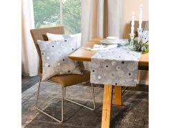 Rabatt ✨ Decore Tischläufer Silber Dotts - 40x150 cm in grau ❤️ -Weihnachtsdeki Verkaufe 6934133 0648581 6 24910748 1