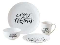 Blitzangebot ✔️ Casa Nova Speiseteller "Merry Xmas" in schwarz 🔔 -Weihnachtsdeki Verkaufe 6935495 0649435 1 24945480